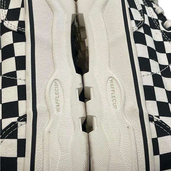 VANS Sentry WC Waffle Cup Marshmallow Checkerboard Hi Top Sneakers Rare Sz 6.5 - Picture 6 of 16
